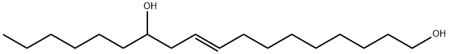 9-Octadecene-1,12-diol, (E)- (8CI,9CI) Struktur