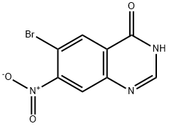 4(3H)-Quinazolinone, 6-bromo-7-nitro- Struktur