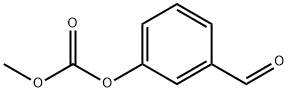 Carbonic acid, 3-formylphenyl methyl ester Struktur