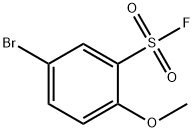 Benzenesulfonyl fluoride, 5-bromo-2-methoxy- Struktur