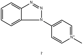 4-(1H-benzo[d][1,2,3]triazol-1-yl)-1-methylpyridin-1-ium iodide Struktur