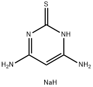 sodium,4,6-diamino-1H-pyrimidine-2-thione Struktur