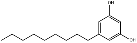 1,3-Benzenediol, 5-nonyl- Struktur