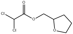 Acetic acid, 2,2-dichloro-, (tetrahydro-2-furanyl)methyl ester Struktur