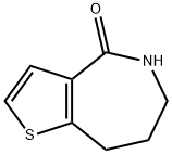 4H,5H,6H,7H,8H-thieno[3,2-c]azepin-4-one Struktur