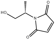 1H-Pyrrole-2,5-dione, 1-[(1S)-2-hydroxy-1-methylethyl]- Struktur