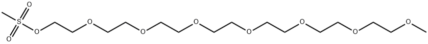 m-PEG7-Ms Struktur