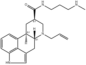 (8β)-N-[3-(Methylamino)propyl]-6-(2-propenyl)-ergoline-8-carboxamide Struktur