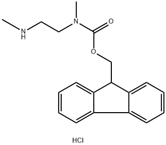 Fmoc-N-Me-EDA(N-Me).HCl Struktur