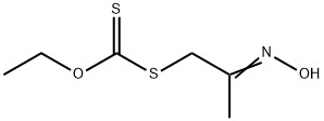 Carbonodithioic acid, O-ethyl S-[2-(hydroxyimino)propyl] ester Struktur