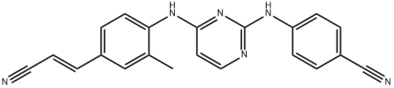 Rilpivirine Desmethyl impurity Struktur