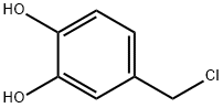 1,2-Benzenediol, 4-(chloromethyl)- Struktur