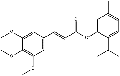 Thymol Trimethoxycinnamate Struktur