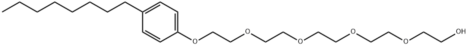 4-n-Octylphenol pentaethoxylate Struktur