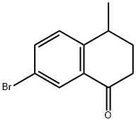 1(2H)-Naphthalenone, 7-bromo-3,4-dihydro-4-methyl- Struktur