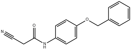 {N}-[4-(benzyloxy)phenyl]-2-cyanoacetamide Struktur