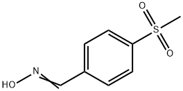 (E)-4-(methylsulfonyl)benzaldehyde oxime Struktur