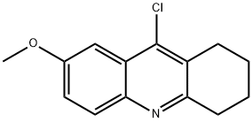 9-Chloro-7-methoxy-1,2,3,4-tetrahydroacridine Struktur