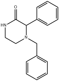 2-Piperazinone, 3-phenyl-4-(phenylmethyl)- Struktur