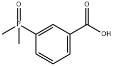 3-(dimethylphosphoryl)benzoic acid Struktur