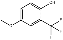 4-methoxy-2-(trifluoromethyl)phenol Struktur