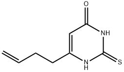 4(1H)-Pyrimidinone, 6-(3-buten-1-yl)-2,3-dihydro-2-thioxo- Struktur