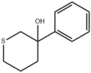 2H-Thiopyran-3-ol, tetrahydro-3-phenyl- Struktur