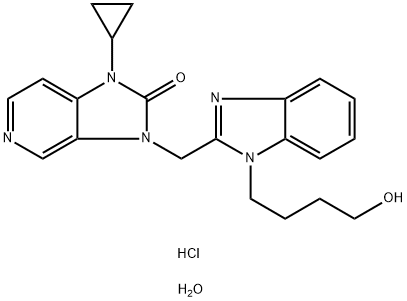 BMS-433771 BIS-HYDROCHLORIDE MONOHYDRATE Struktur