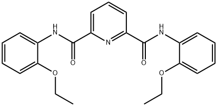 2-N,6-N-bis(2-ethoxyphenyl)pyridine-2,6-dicarboxamide Struktur