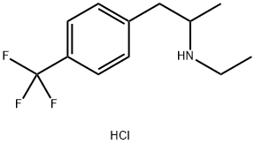 (±)-p-Fenfluramine Hydrochloride Struktur