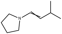 Pyrrolidine, 1-(3-methyl-1-buten-1-yl)- Struktur