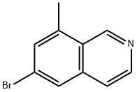 6-bromo-8-methylisoquinoline Struktur