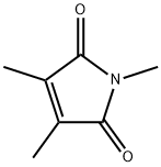 1H-Pyrrole-2,5-dione, 1,3,4-trimethyl- Struktur