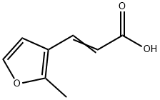 2-Propenoic acid, 3-(2-methyl-3-furanyl)- Struktur