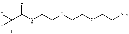 Acetamide, N-[2-[2-(2-aminoethoxy)ethoxy]ethyl]-2,2,2-trifluoro- Struktur