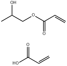 Acrylic acid-hydroxypropyl acrylate copolymer Struktur