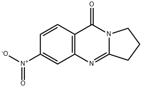 Pyrrolo[2,1-b]quinazolin-9(1H)-one, 2,3-dihydro-6-nitro- Struktur