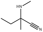 2-甲基-2-(甲基氨基)丁腈 結構式