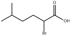 2-bromo-5-methylhexanoic Acid Struktur