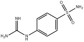 Benzenesulfonamide, 4-[(aminoiminomethyl)amino]- Struktur