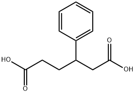 Hexanedioic acid, 3-phenyl- Struktur