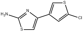 2-Thiazolamine, 4-(5-chloro-3-thienyl)- Struktur