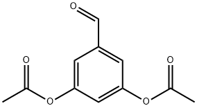 Benzaldehyde, 3,5-bis(acetyloxy)- Struktur