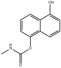 1,5-Naphthalenediol, 1-(N-methylcarbamate) Struktur