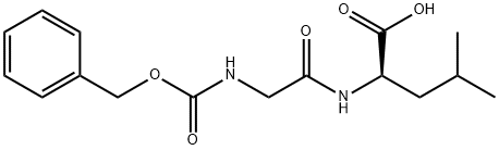 D-Leucine, N-[N-[(phenylmethoxy)carbonyl]glycyl]- (9CI) Struktur