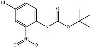 Carbamic acid, N-(4-chloro-2-nitrophenyl)-, 1,1-dimethylethyl ester Struktur