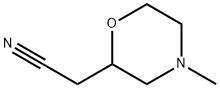 2-Morpholineacetonitrile, 4-methyl- Struktur