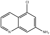 7-Quinolinamine, 5-chloro- Struktur