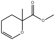 2H-Pyran-2-carboxylic acid, 3,4-dihydro-2-methyl-, methyl ester Struktur