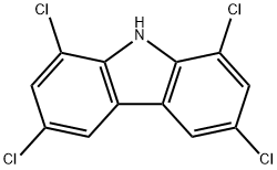 1,3,6,8-Tetrachloro-9H-carbazole Struktur